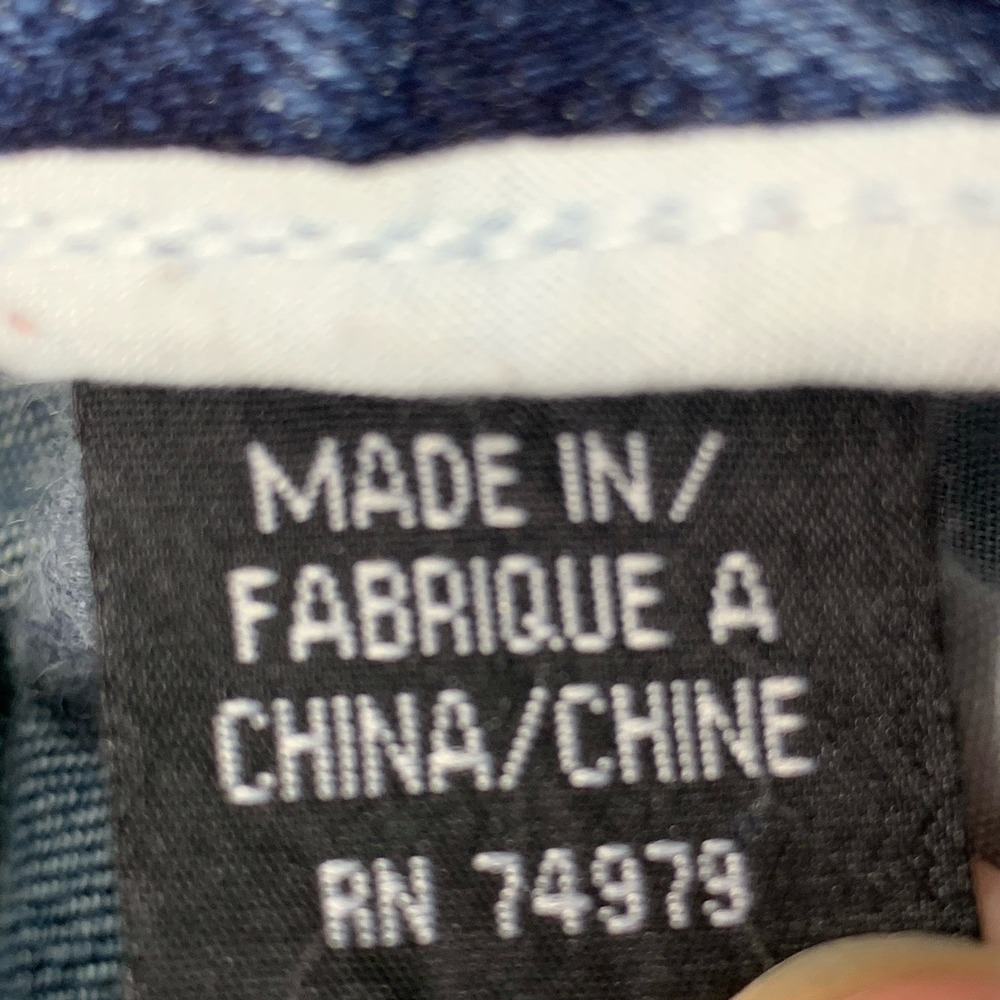 Bebe Women's Denim Blue Jeans Flare Mid Rise Size 28x31.5 - Picture 13 of 14